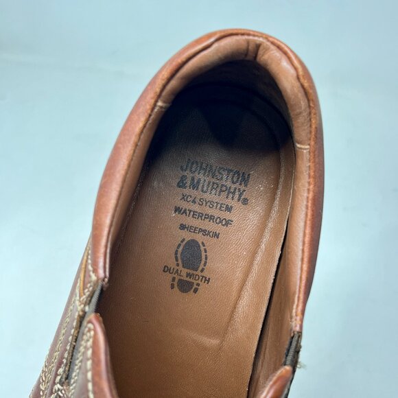 Johnston & Murphy Colvard Moc Toe Venetian 10.5 Shoes Leather Loafers 25-1073 - Picture 12 of 13